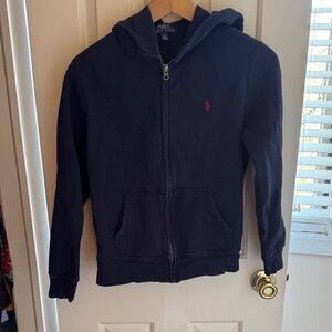Polo by Ralph Lauren Kids Dark Blue Zip-Up Hoodie